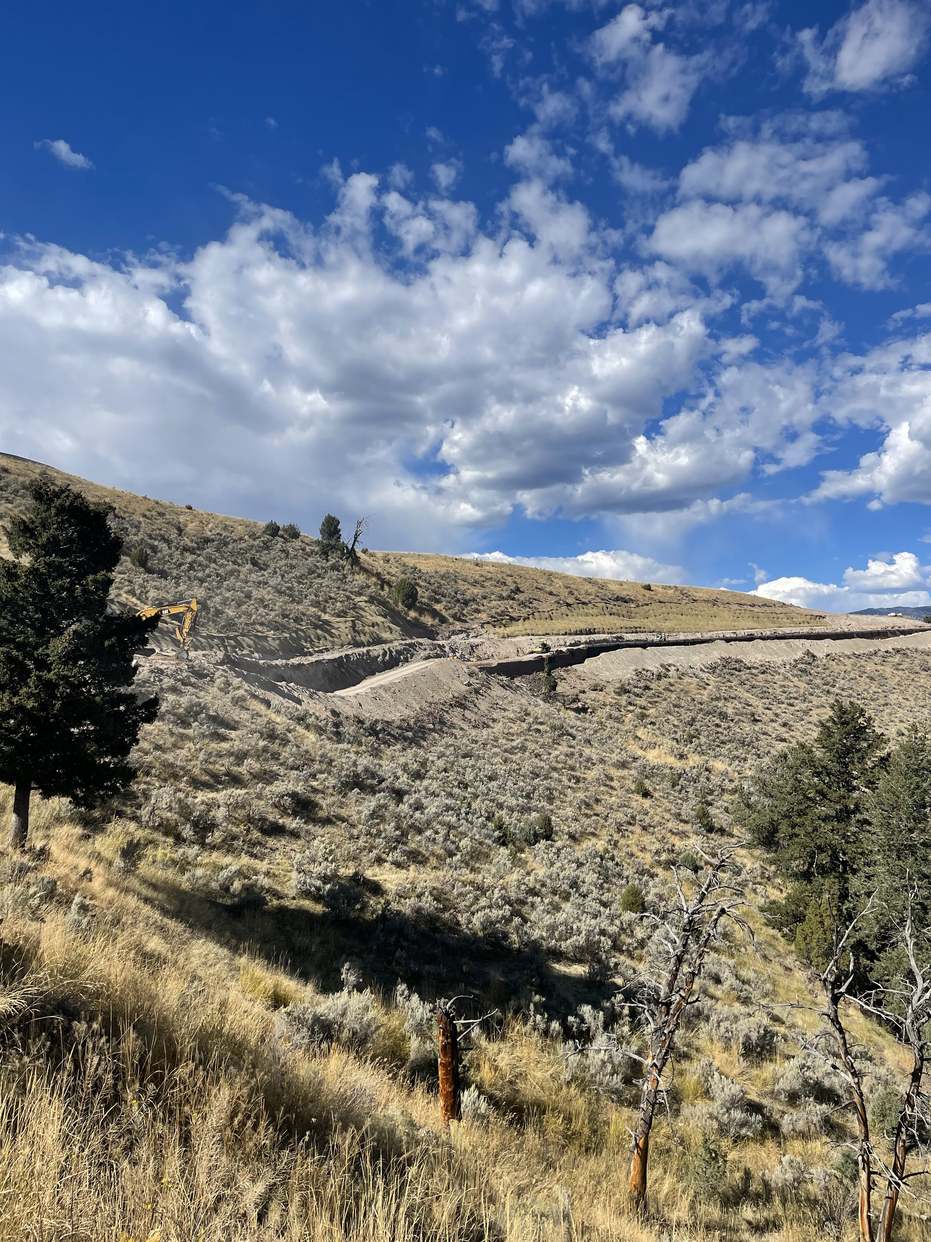 Emergency Slope Stabilization in Yellowstone