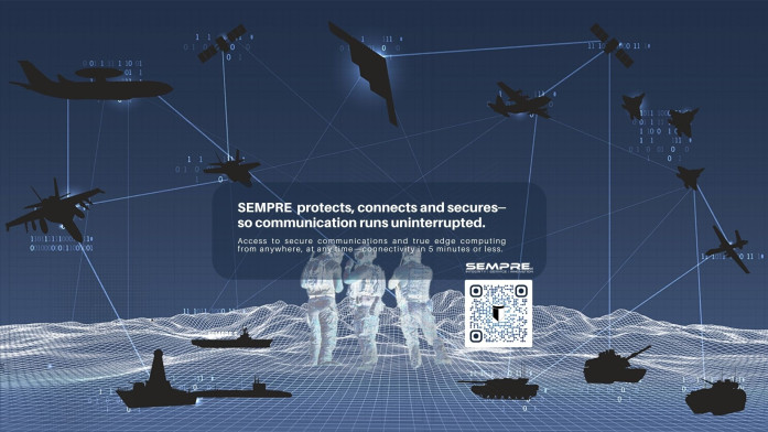 SEMPRE.ai ensures military success through resilient, secure communication.
