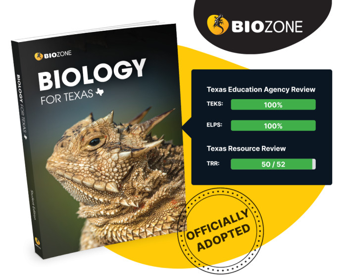 BIOZONE's Biology for Texas