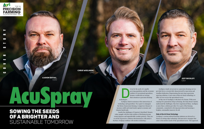 AcuSpray Leadership Team Featured in Agri-Business Review December 2023