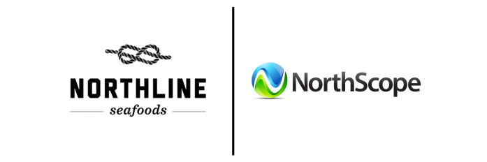 Northline Seafoods x NorthScope ERP Logo Lockup