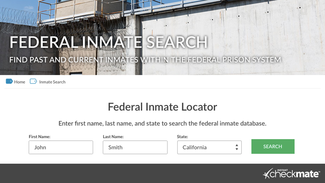 Instant Checkmate Debuts Federal Inmate Search Engine