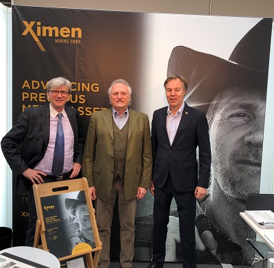 Ximen Mining Corp., Tuesday, November 13, 2018, Press release picture