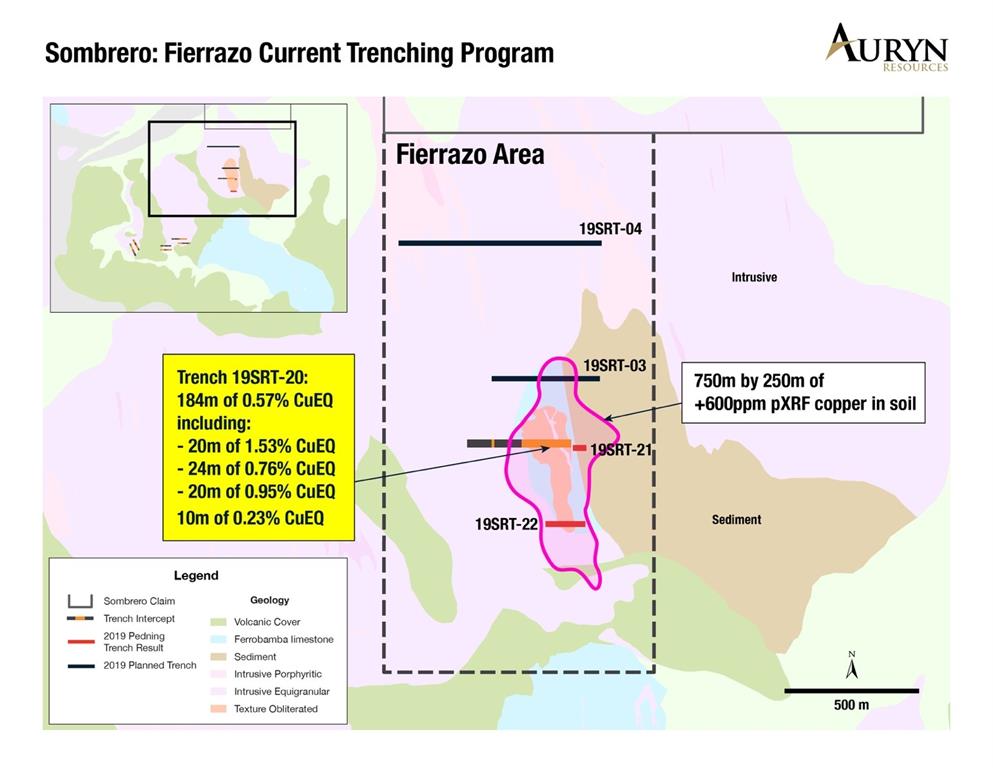 Auryn Resources Inc., Tuesday, March 12, 2019, Press release picture