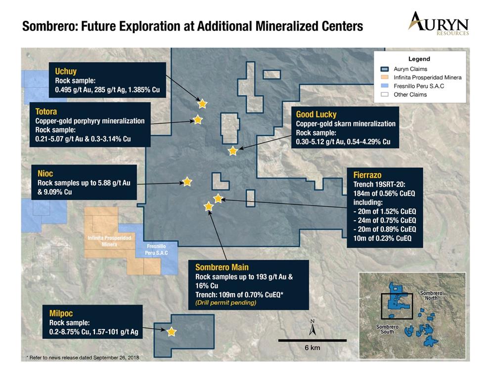 Auryn Resources Inc., Tuesday, March 12, 2019, Press release picture