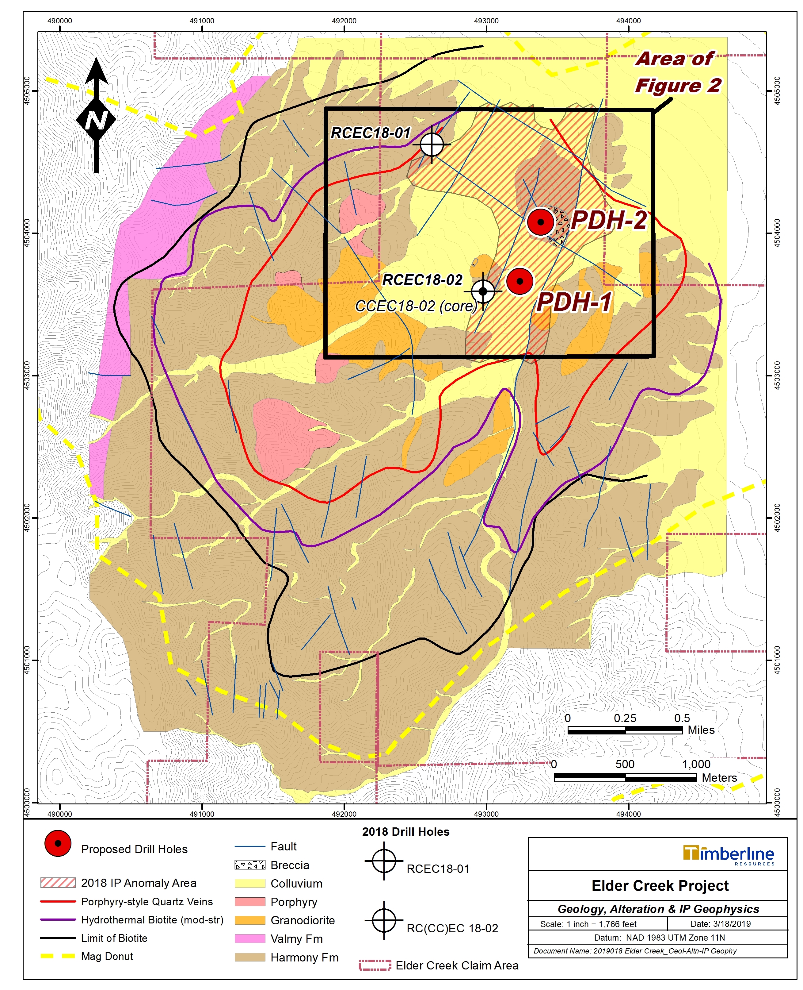 Timberline Resources Corporation, Wednesday, March 27, 2019, Press release picture