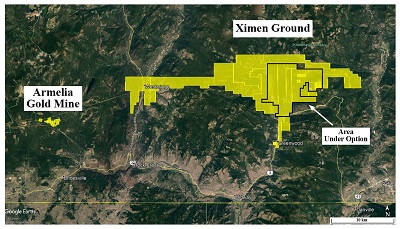 Ximen Mining Corp., Tuesday, June 4, 2019, Press release picture