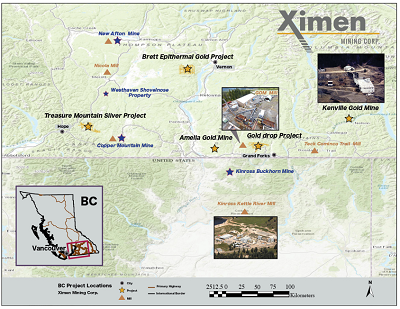 Ximen Mining Corp., Thursday, June 13, 2019, Press release picture