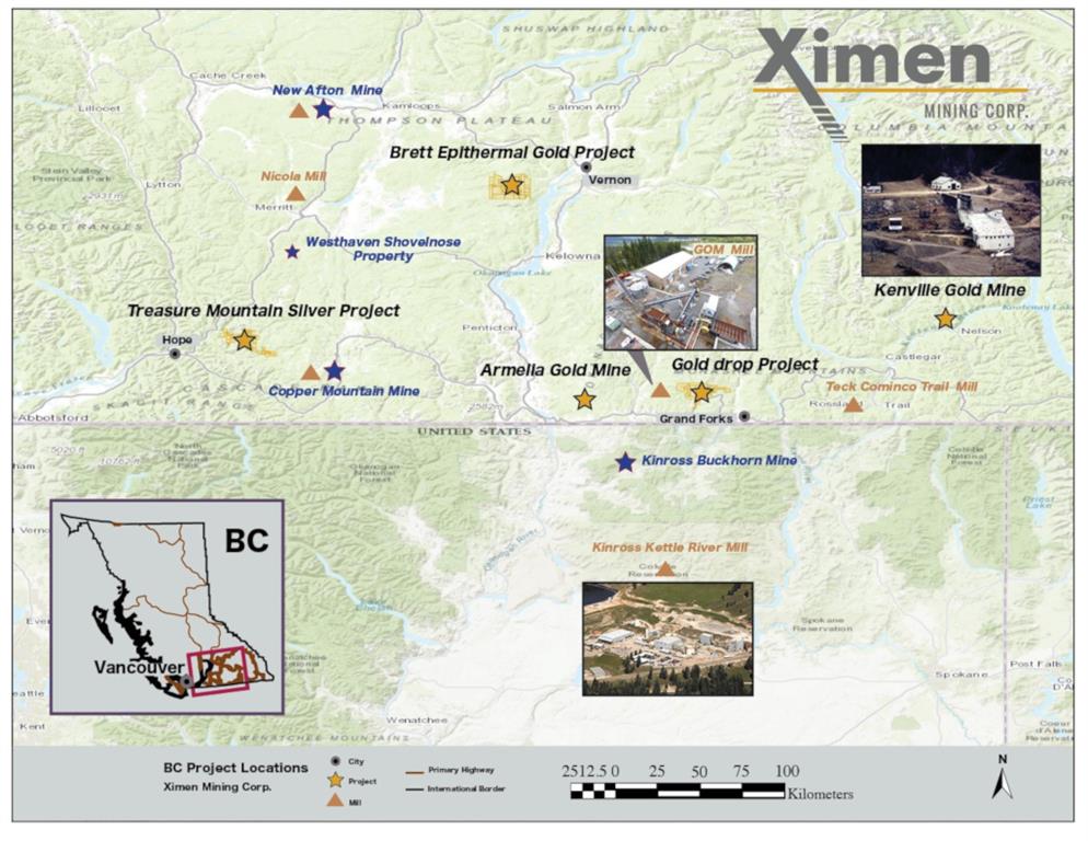 Ximen Mining Corp., Thursday, June 20, 2019, Press release picture