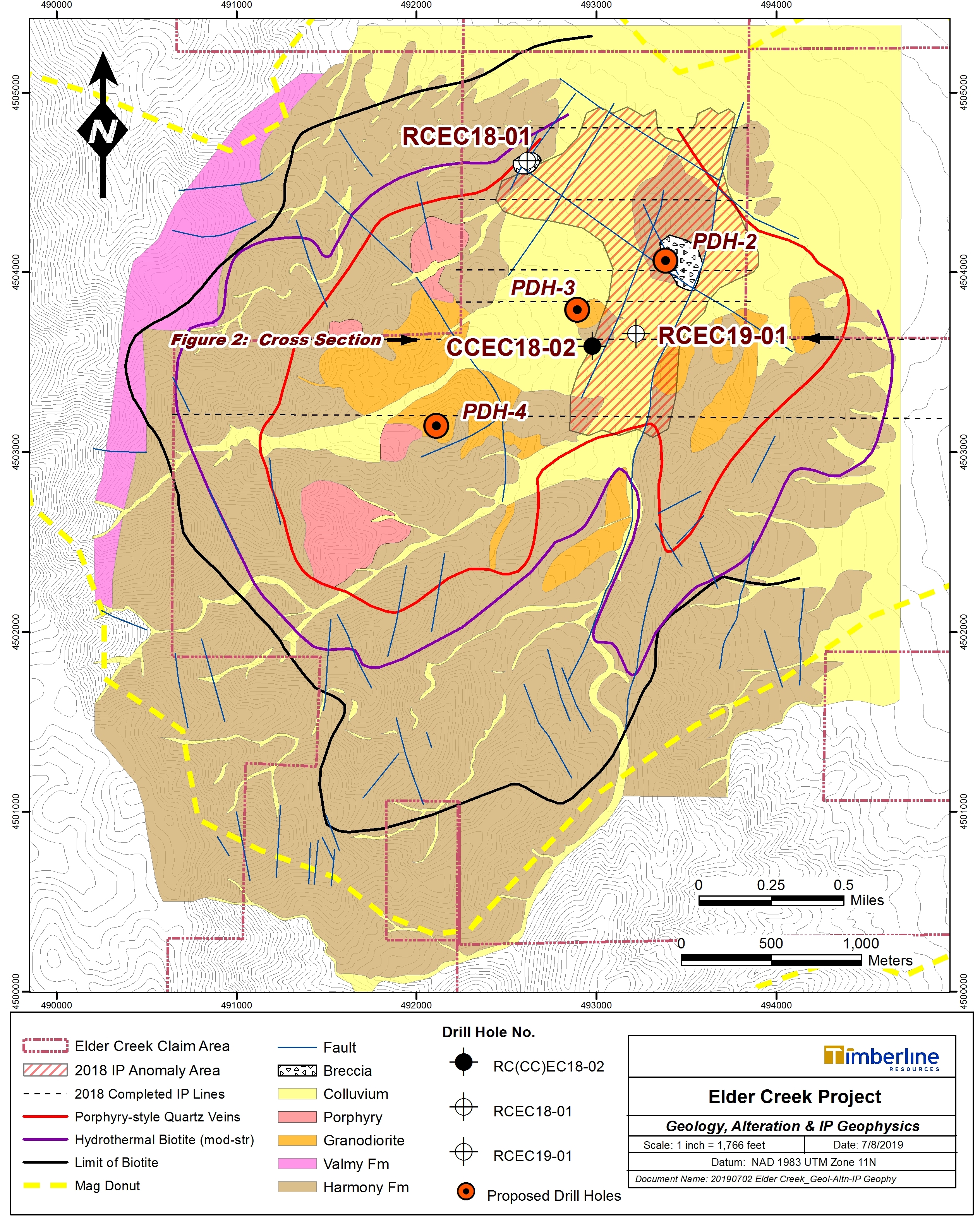 Timberline Resources Corporation, Tuesday, July 9, 2019, Press release picture
