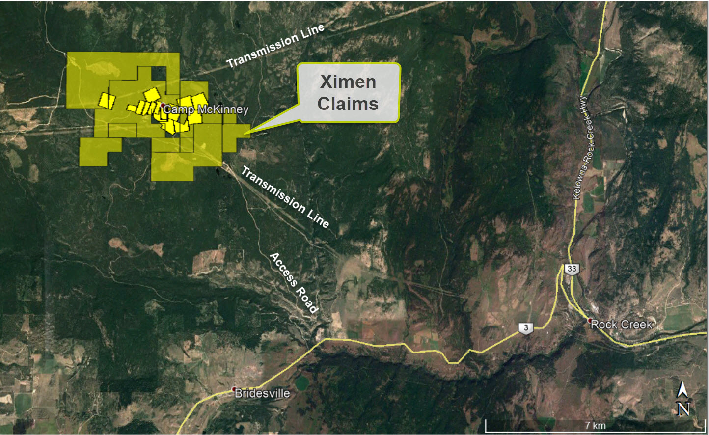 Ximen Mining Corp., Monday, July 15, 2019, Press release picture