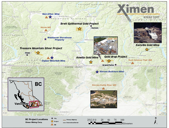 Ximen Mining Corp., Monday, July 22, 2019, Press release picture