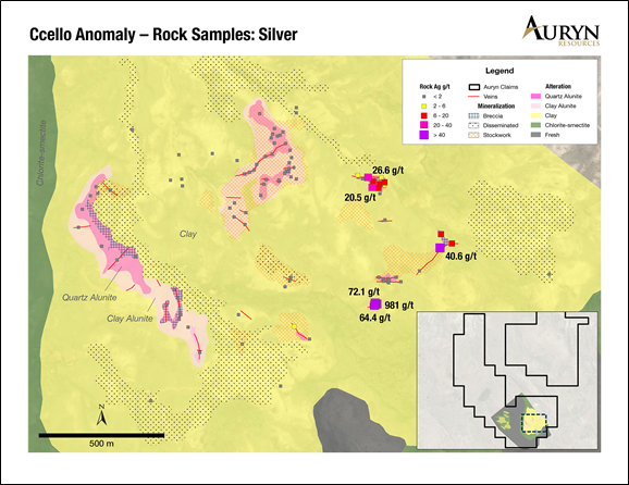 Auryn Resources Inc., Monday, September 30, 2019, Press release picture