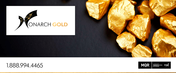 Monarch Gold Corp., Tuesday, October 22, 2019, Press release picture