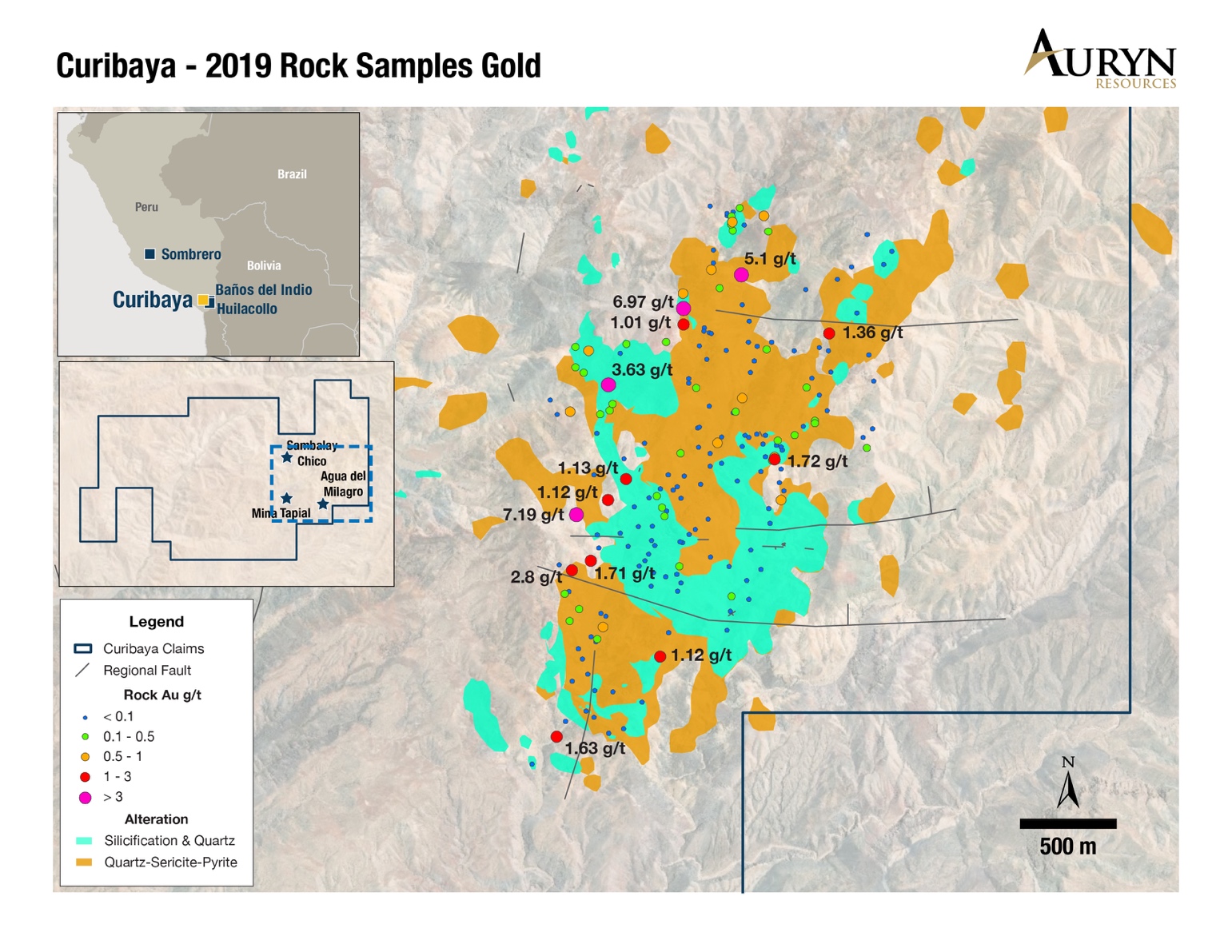 Auryn Resources Inc., Monday, October 28, 2019, Press release picture