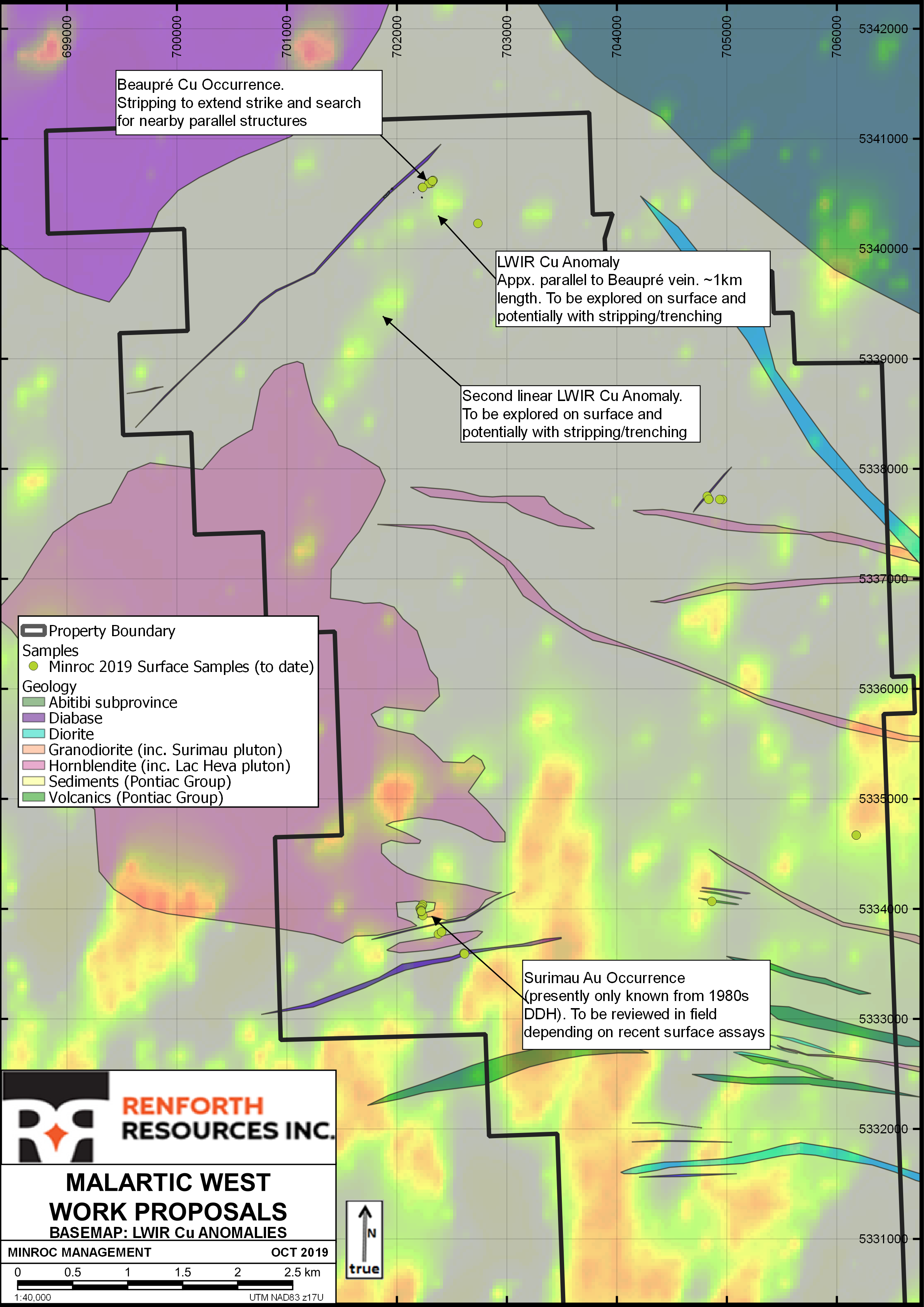 Renforth Resources Inc., Thursday, October 31, 2019, Press release picture
