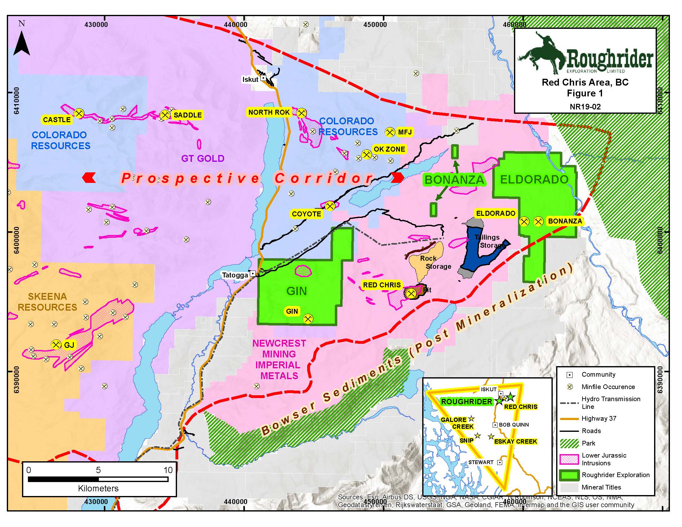 Roughrider Exploration Limited, Friday, November 8, 2019, Press release picture