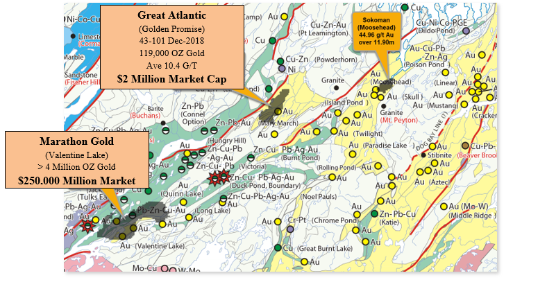 Great Atlantic Resources Corp., Tuesday, November 12, 2019, Press release picture
