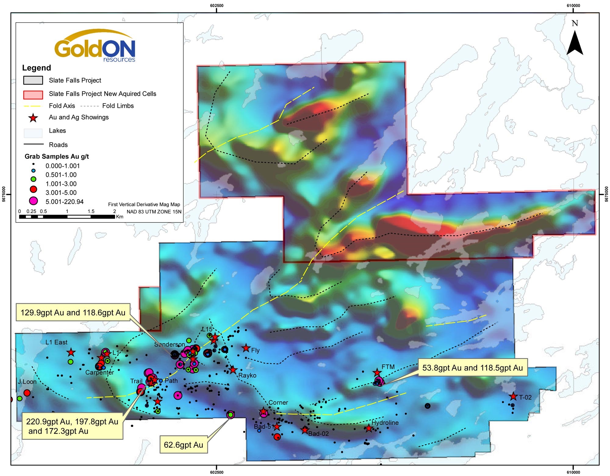 GoldON Resources Ltd., Tuesday, November 12, 2019, Press release picture