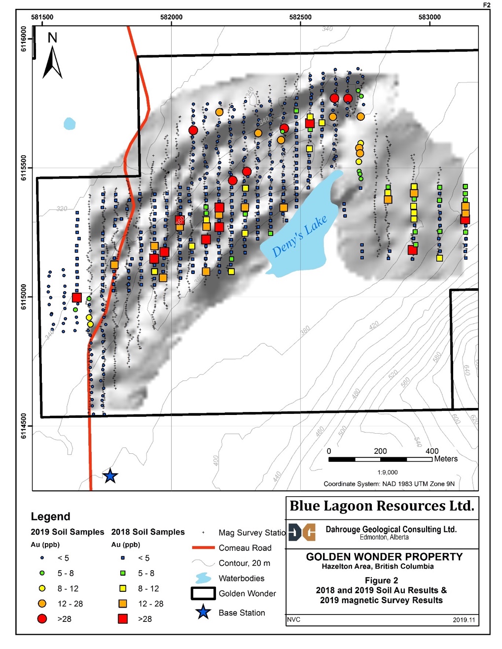 Blue Lagoon Resources Inc. , Tuesday, December 3, 2019, Press release picture