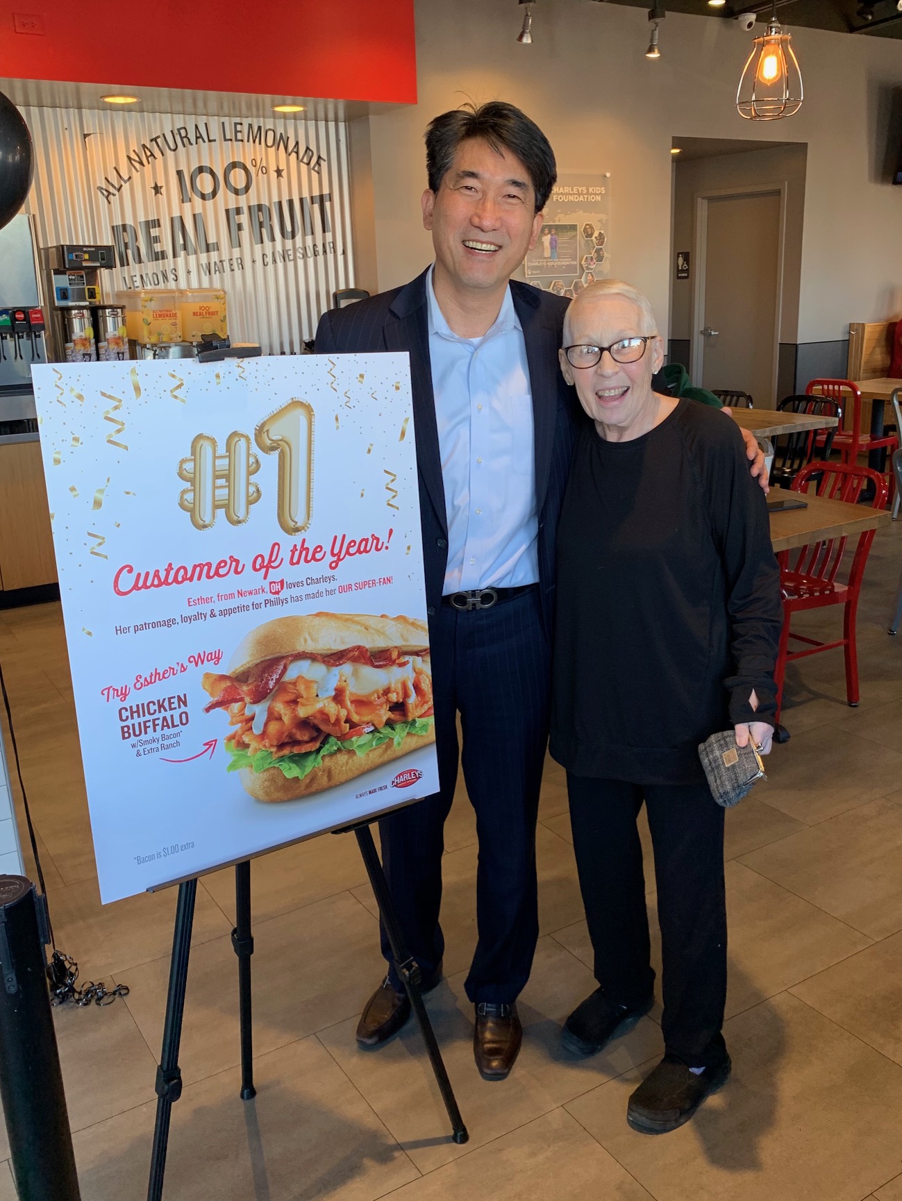 Charleys Philly Steaks, Monday, December 30, 2019, Press release picture