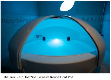 True REST Float Spa, Thursday, February 6, 2020, Press release picture