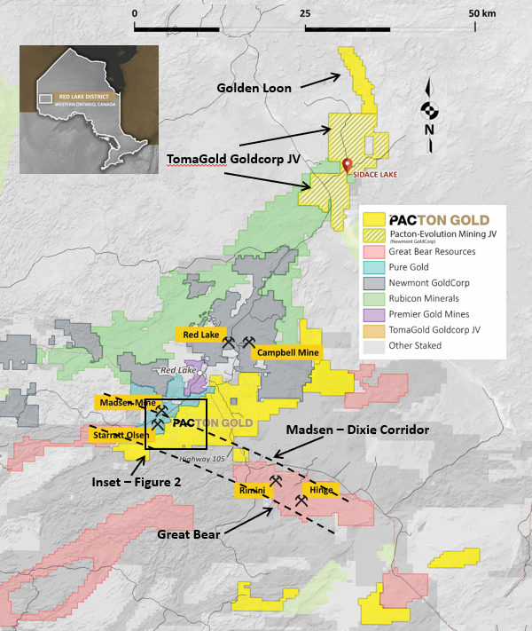 Pacton Gold, Tuesday, February 11, 2020, Press release picture