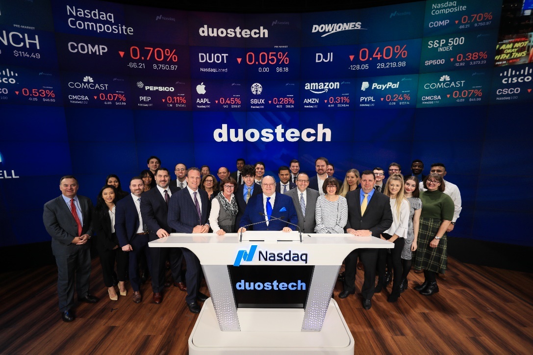 Duos Technologies Group, Inc., Tuesday, February 25, 2020, Press release picture