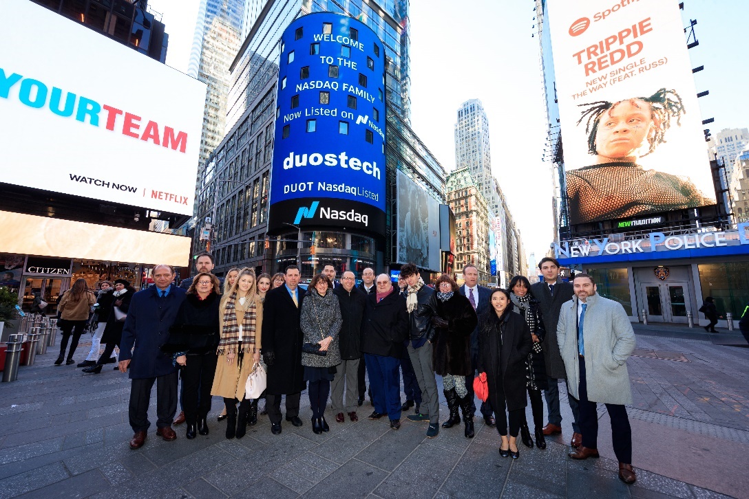 Duos Technologies Group, Inc., Tuesday, February 25, 2020, Press release picture
