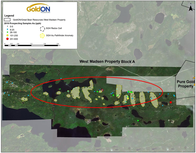 GoldON Resources Ltd., Tuesday, March 24, 2020, Press release picture