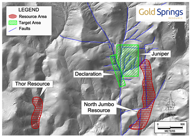 Gold Springs Resources Corporation, Wednesday, April 15, 2020, Press release picture