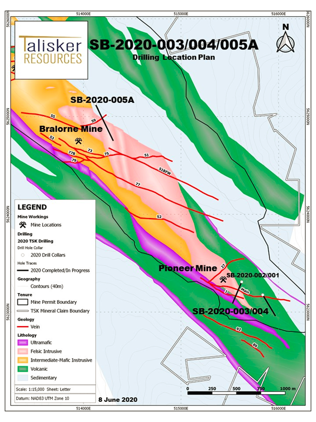 Talisker Resources Ltd., Tuesday, June 9, 2020, Press release picture
