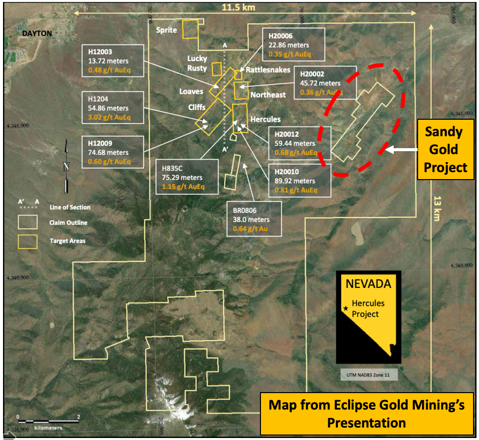 NV Gold Corporation, Friday, June 12, 2020, Press release picture