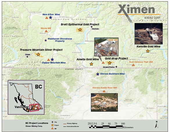 Ximen Mining Corp., Monday, June 29, 2020, Press release picture