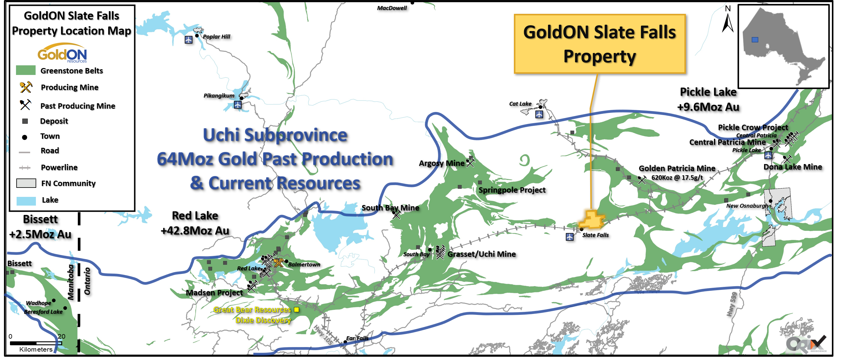 GoldON Resources Ltd., Tuesday, August 18, 2020, Press release picture
