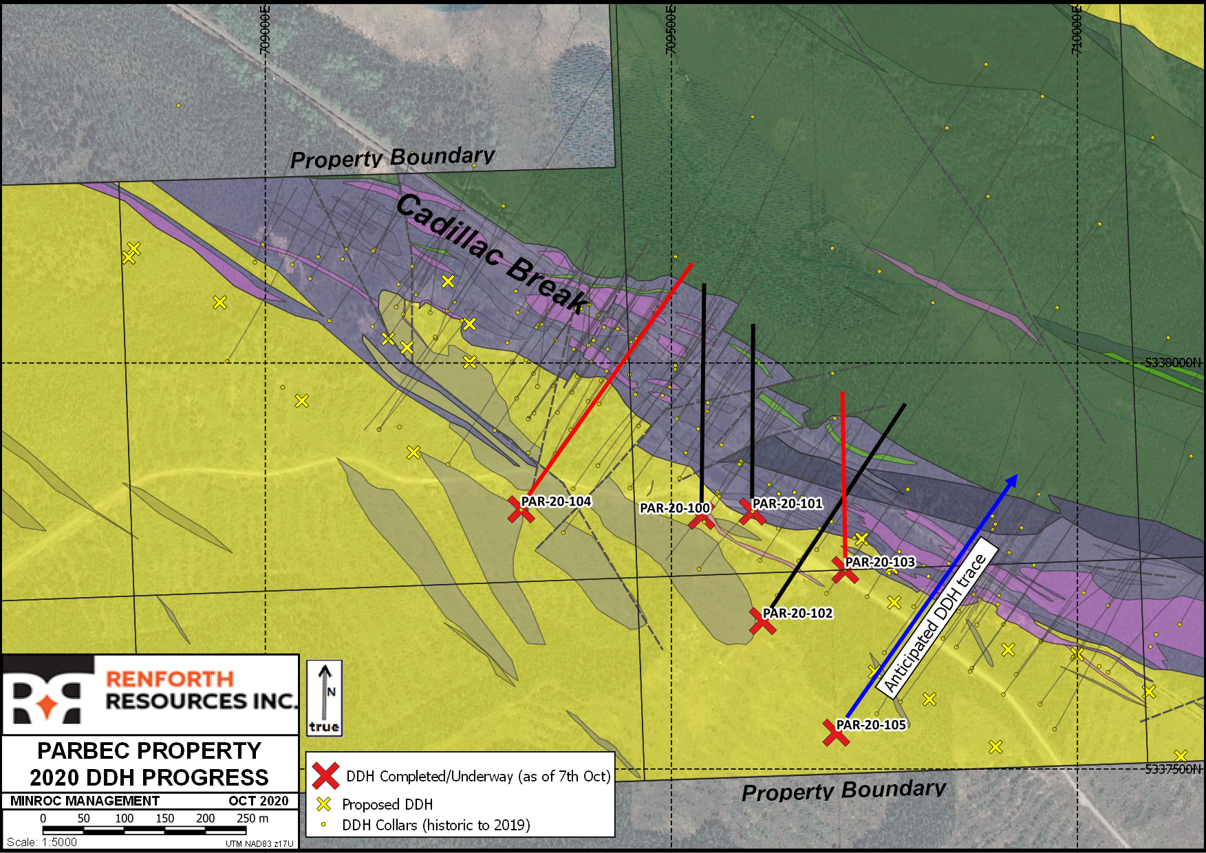 Renforth Resources Inc., Wednesday, October 7, 2020, Press release picture