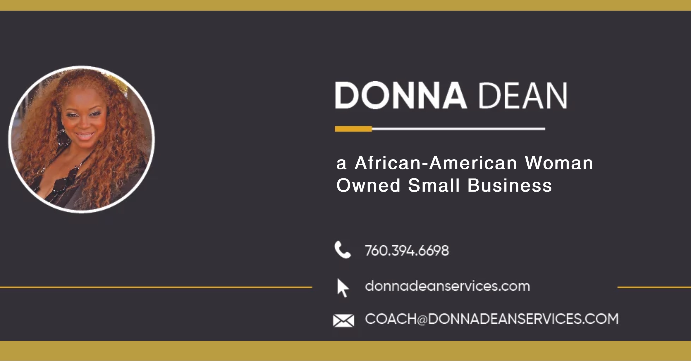 Donna Dean Coaching Consulting SRVS, Saturday, November 14, 2020, Press release picture