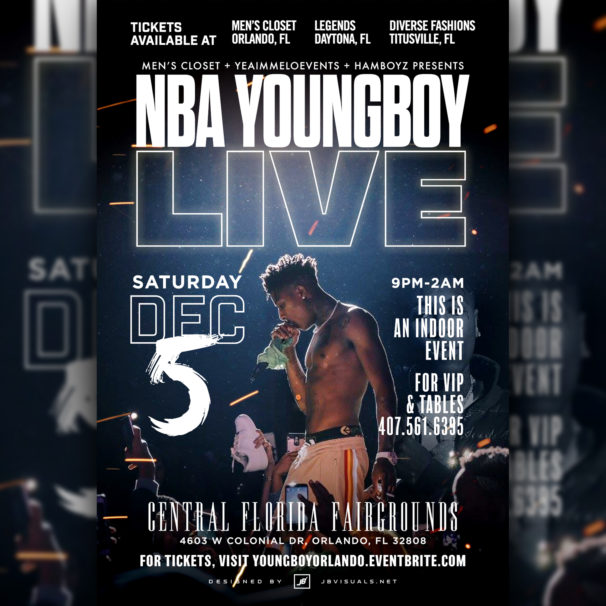 NBA YoungBoy Concert Scheduled for Saturday, December 5, 2020 in