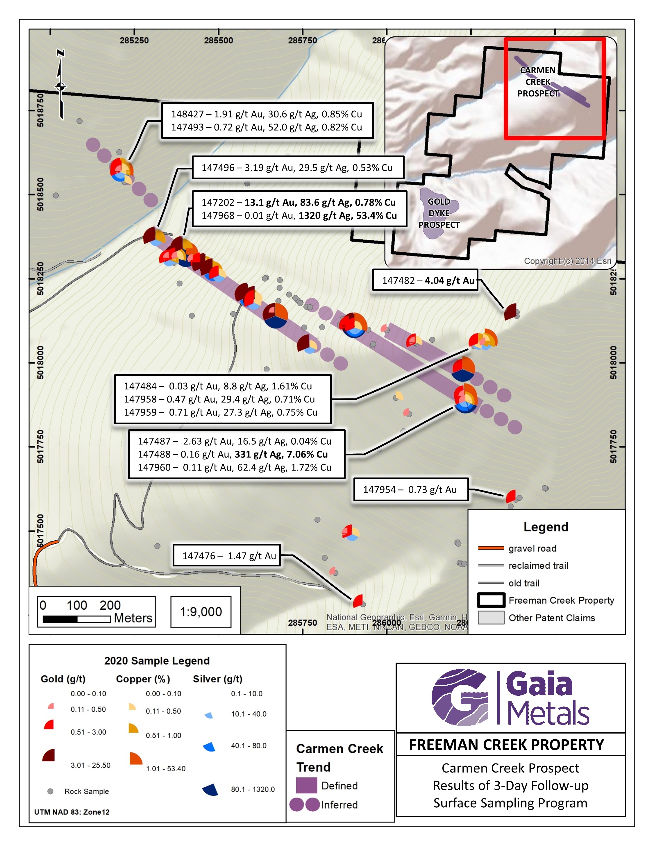 Gaia Metals Corp., Tuesday, November 24, 2020, Press release picture