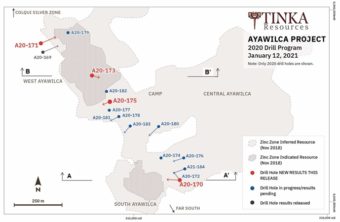 Tinka Resources Ltd., Thursday, January 14, 2021, Press release picture