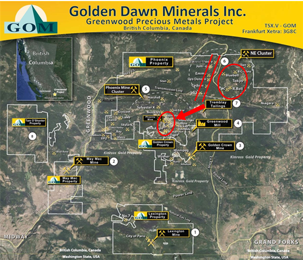 Golden Dawn Minerals Inc., Thursday, January 14, 2021, Press release picture