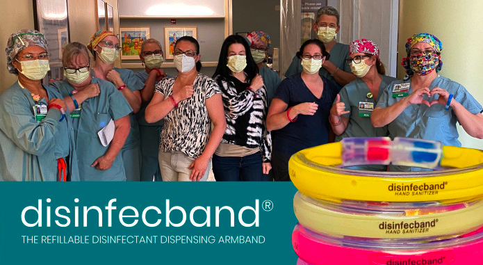 Disinfecband, Thursday, February 11, 2021, Press release picture
