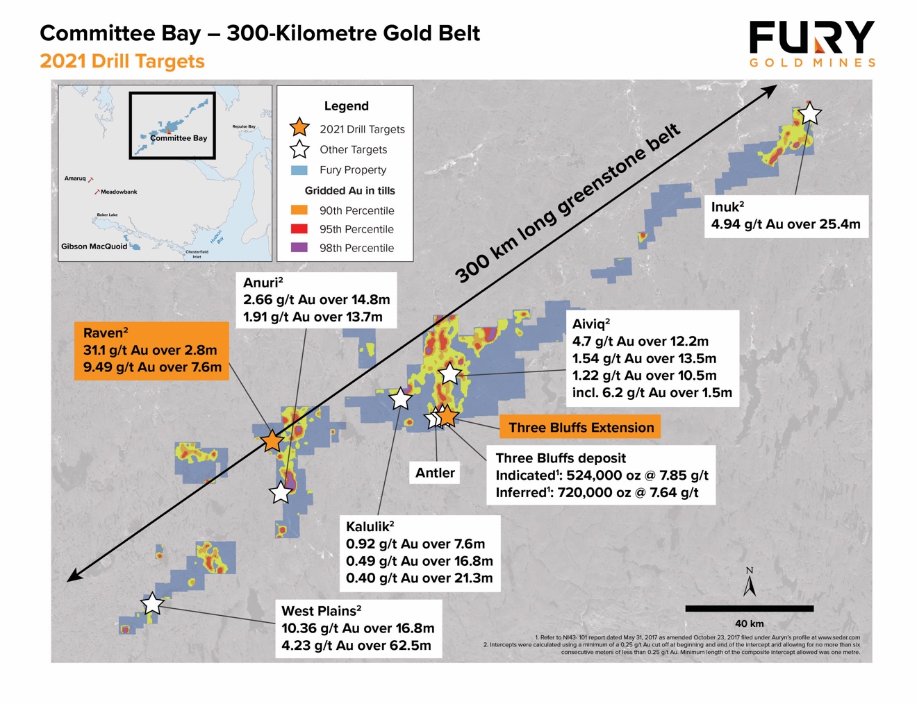 Fury Gold Mines Limited, Wednesday, February 17, 2021, Press release picture