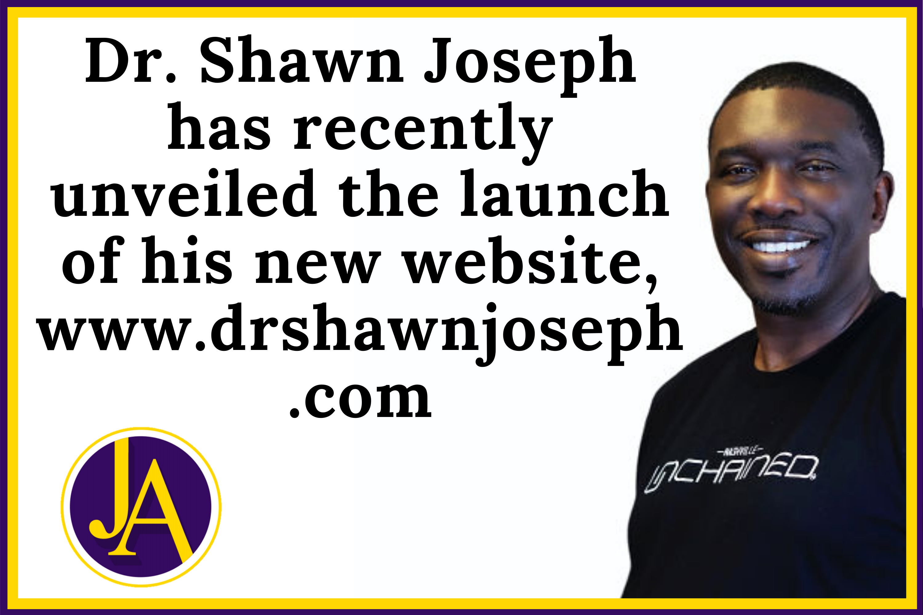 Dr. Shawn Joseph, Monday, March 1, 2021, Press release picture