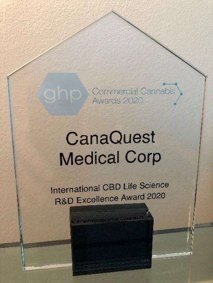 CanaQuest Medical Corp., Monday, March 29, 2021, Press release picture