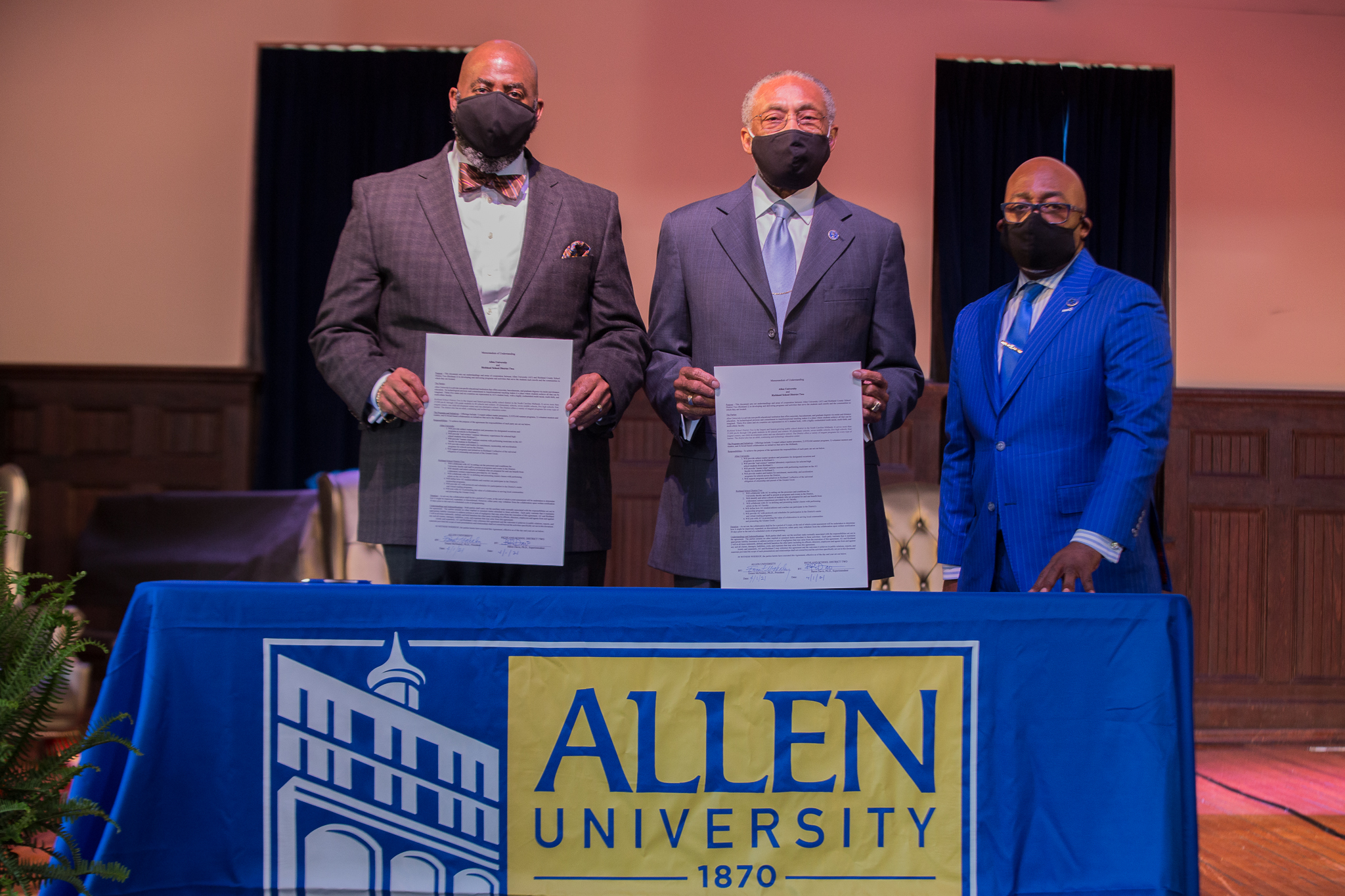 Allen University, Wednesday, April 7, 2021, Press release picture