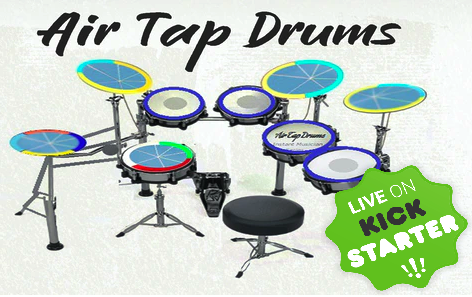 Air Tap Drums, Friday, May 7, 2021, Press release picture