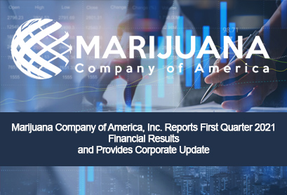Marijuana Company of America, Inc., Wednesday, June 2, 2021, Press release picture