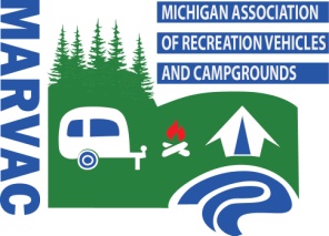Michigan Association of Recreation Vehicles and Campgrounds, Wednesday, June 9, 2021, Press release picture