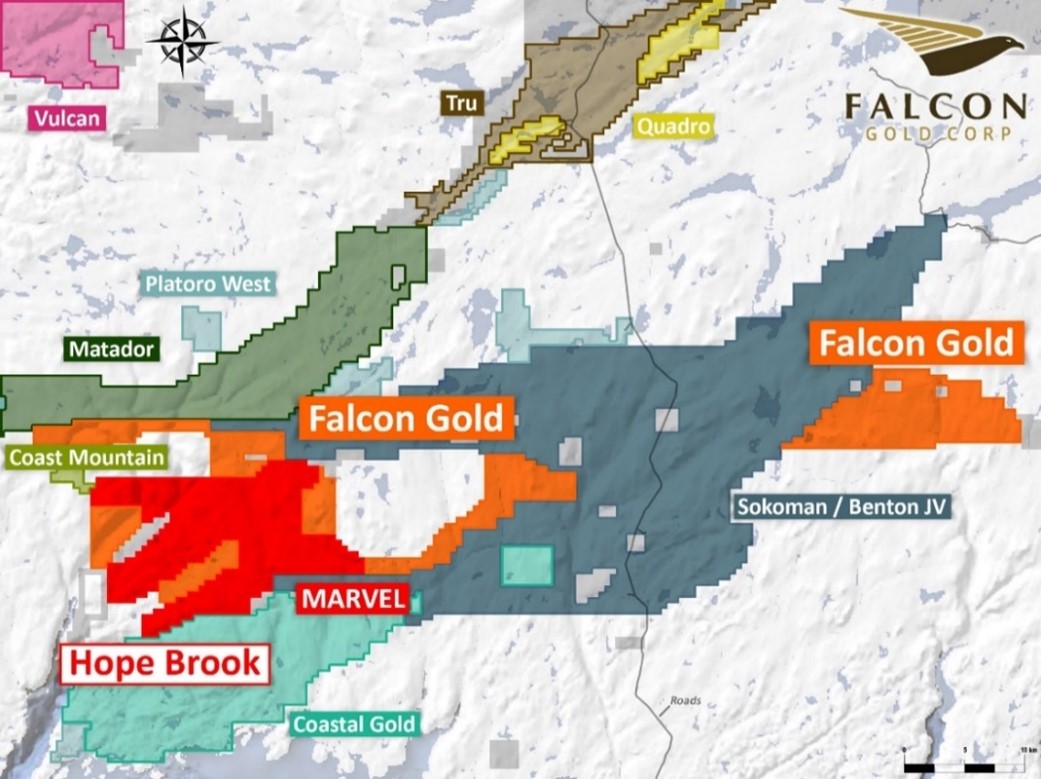 Falcon Gold Corp, Tuesday, July 13, 2021, Press release picture
